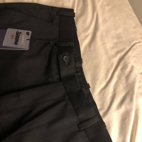 Black Merino Wool Pants (NWT) - Picture 3 of 6
